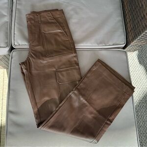 Zara Brown Cargo Trousers